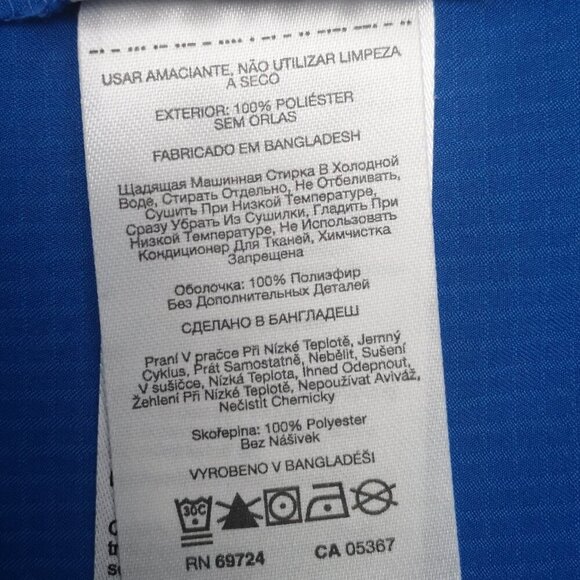 Columbia Omni-Wick Men's Size XL Royal Blue Button Front Shirt - Picture 7 of 11